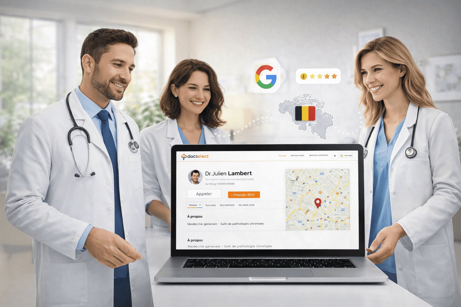 Un annuaire médical dédié aux professionnels de la santé en Belgique